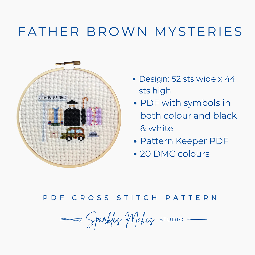 Whodunnit Murder Mystery Inspired Sampler Cross Stitch Pattern PDF Download