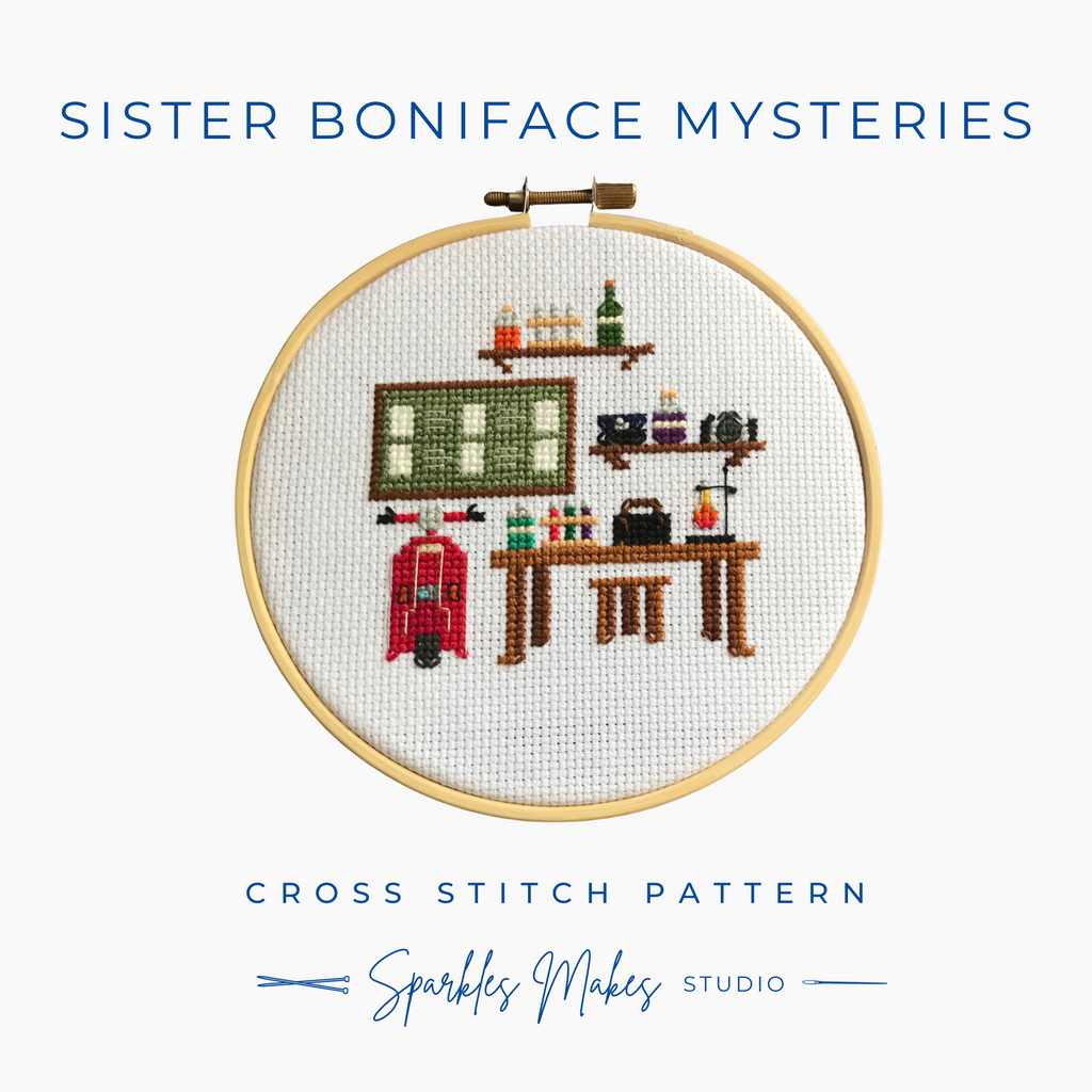 Whodunnit Murder Mystery Inspired Sampler Cross Stitch Pattern PDF Download