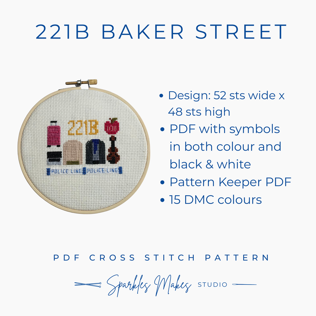 Whodunnit Murder Mystery Inspired Sampler Cross Stitch Pattern PDF Download