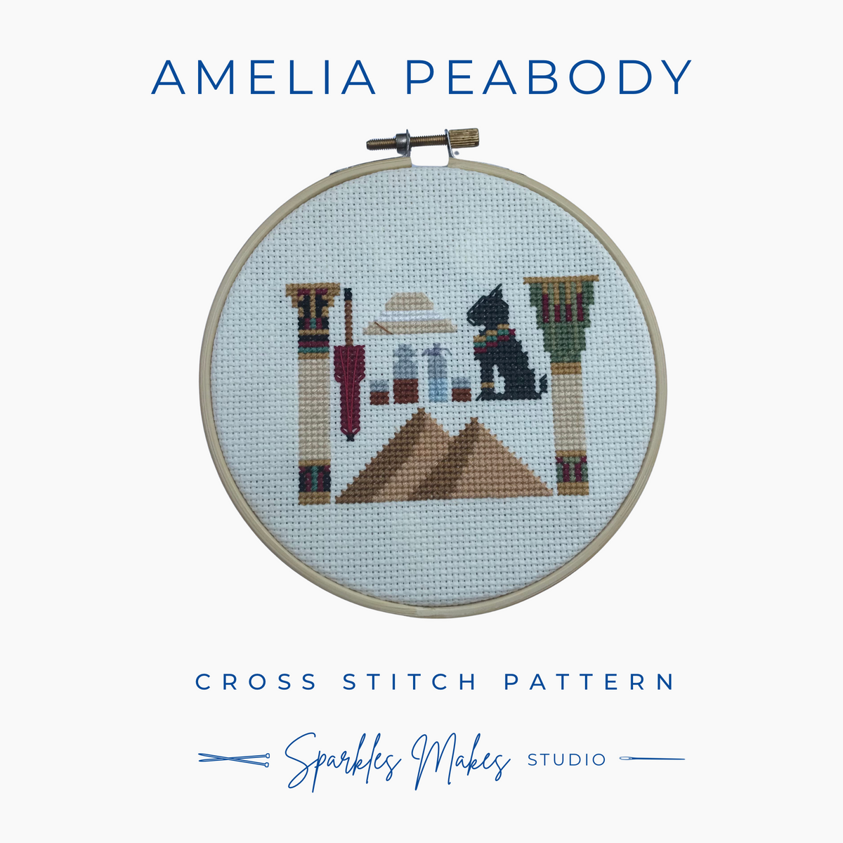 Whodunnit Murder Mystery Inspired Sampler Cross Stitch Pattern PDF Download
