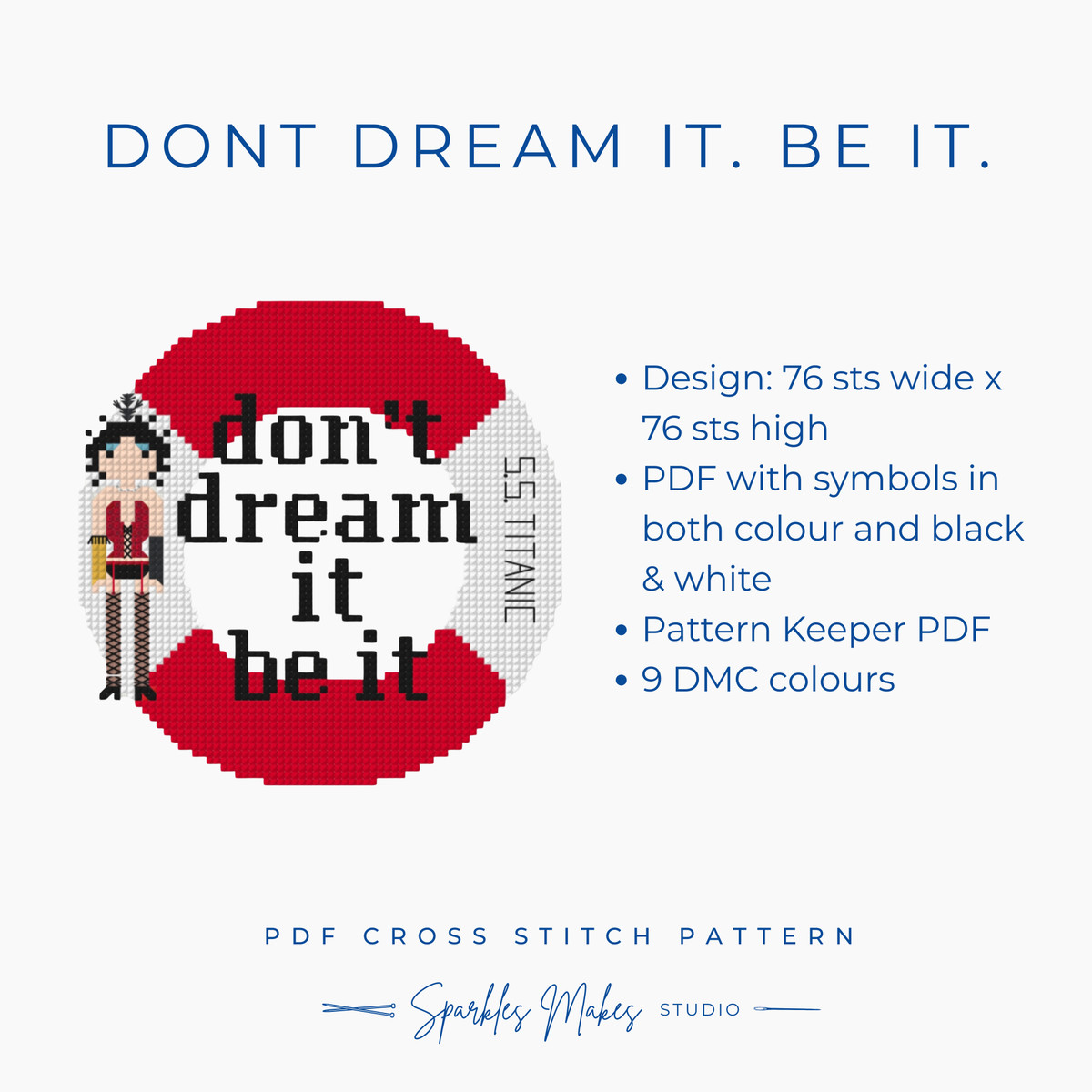 Rocky Horror Picture Show Inspired Cross Stitch Pattern Bundle No. 1 PDF Download