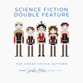 Science Fiction Double Feature Rocky Horror Picture Show Inspired Cross Stitch Pattern PDF Download