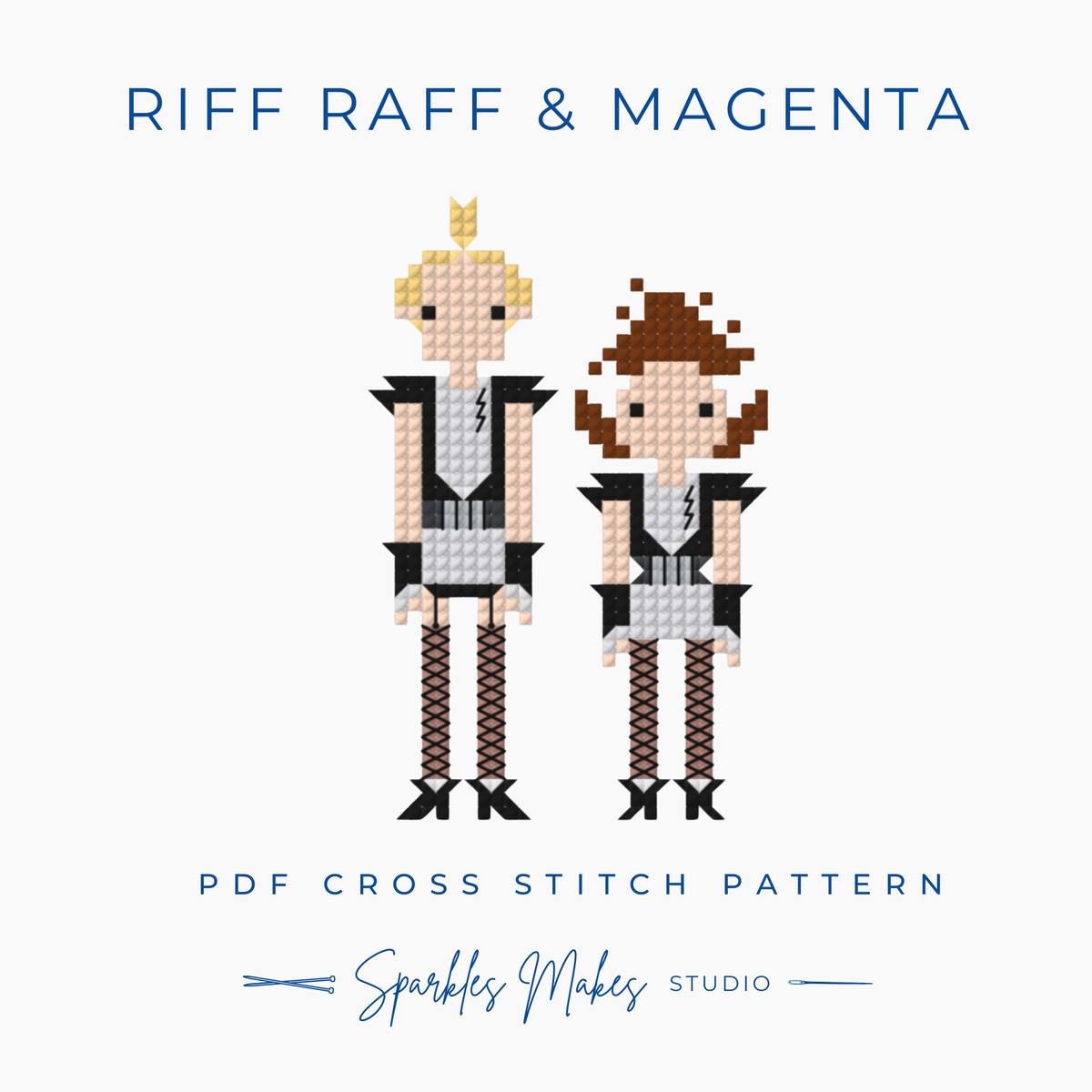 Rocky Horror Picture Show Inspired Cross Stitch Pattern Bundle No. 2 PDF Download