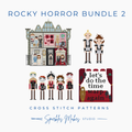Rocky Horror Picture Show Inspired Cross Stitch Pattern Bundle No. 2 PDF Download