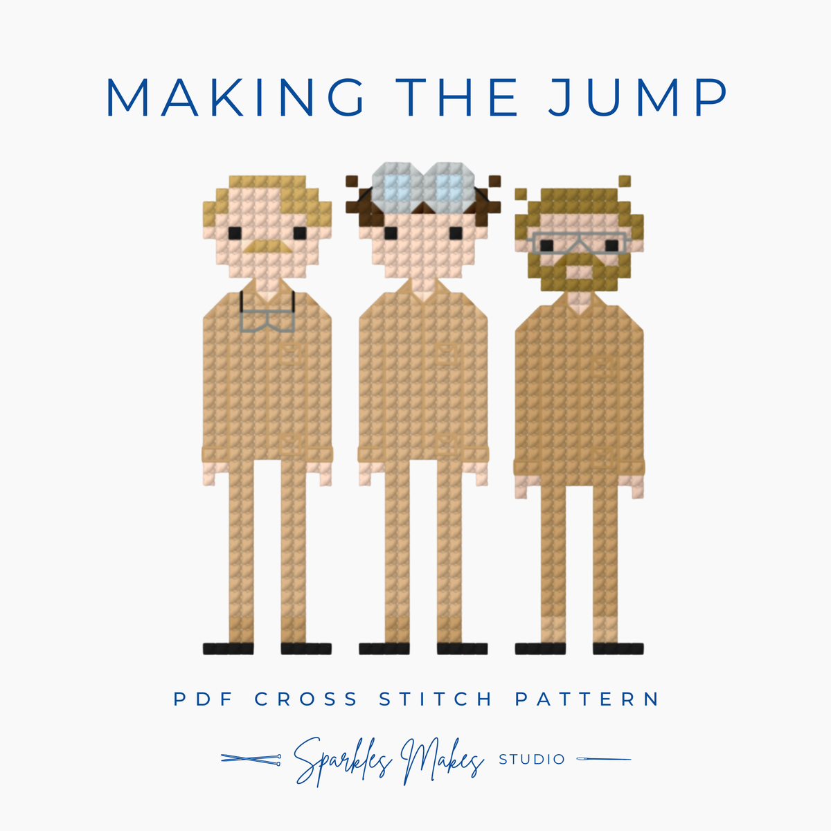 Making the Jump SAS Rogue Heroes Inspired Cross Stitch Pattern PDF Download