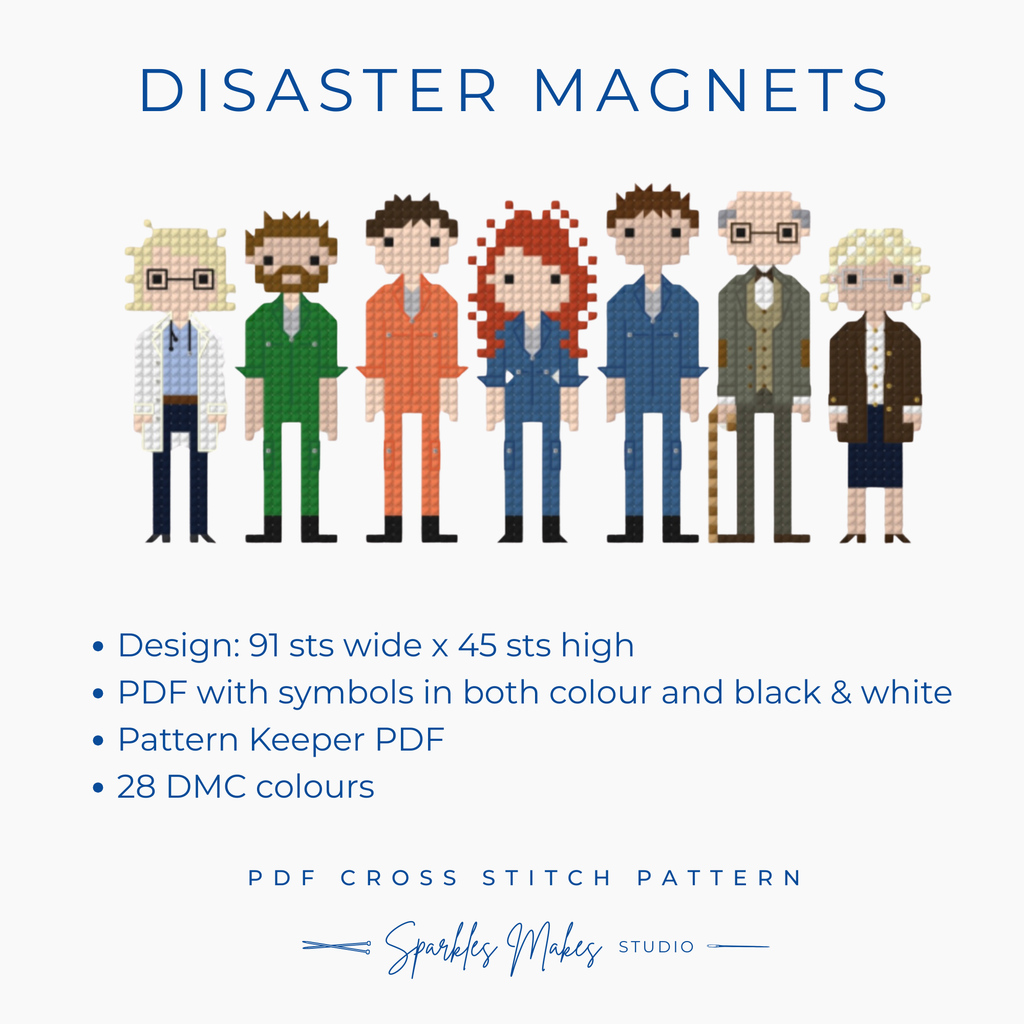 Disaster Magnets The Chronicles of St. Mary’s Inspired Cross Stitch Pattern PDF Download