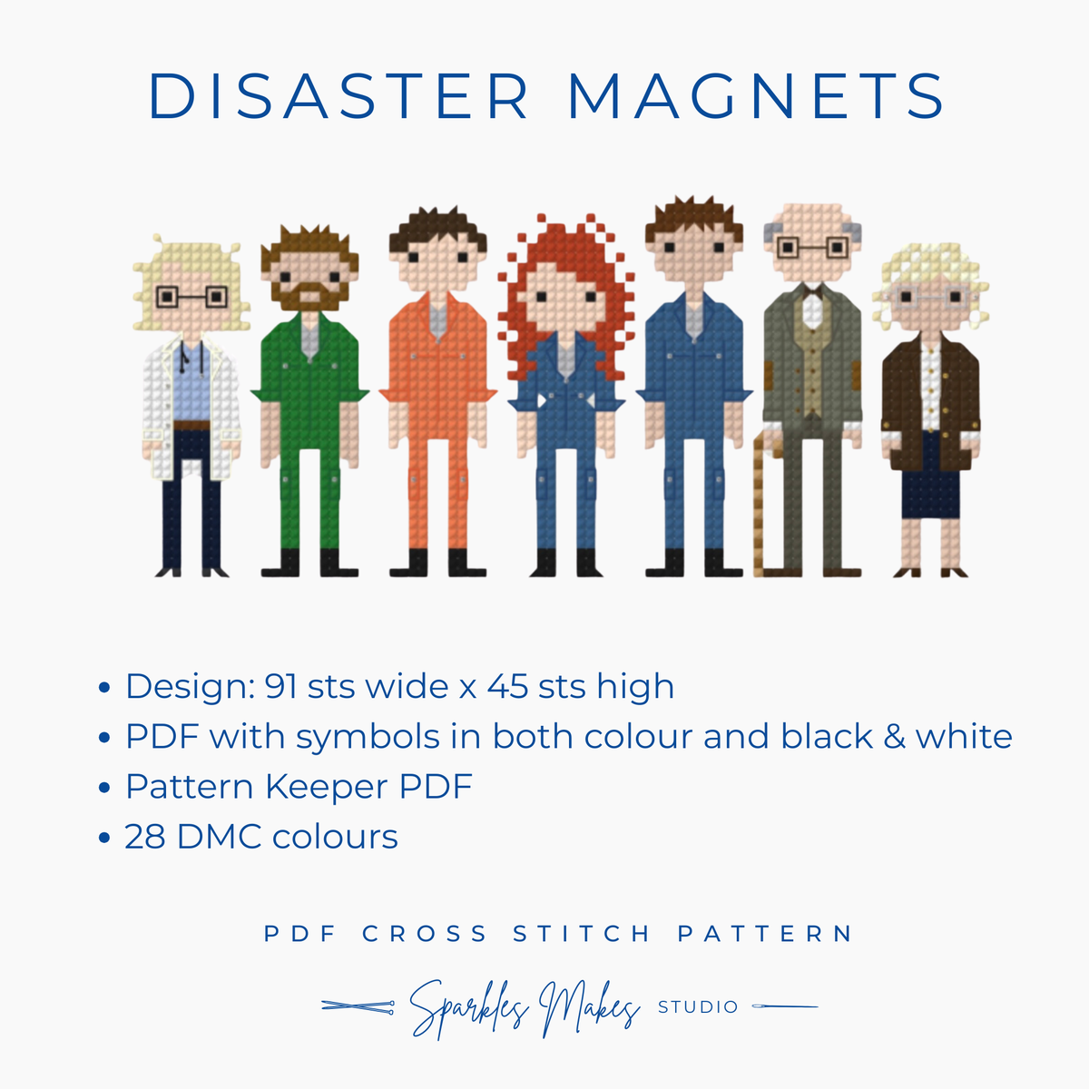 Disaster Magnets The Chronicles of St. Mary’s Inspired Cross Stitch Pattern PDF Download