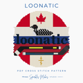 Loonatic Ilya Rozanov & Shane Hollander Hollanov Heated Rivalry Inspired Quote Cross Stitch Pattern PDF Download