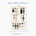 We Are Family The Birdcage Inspired Cross Stitch Pattern PDF Download