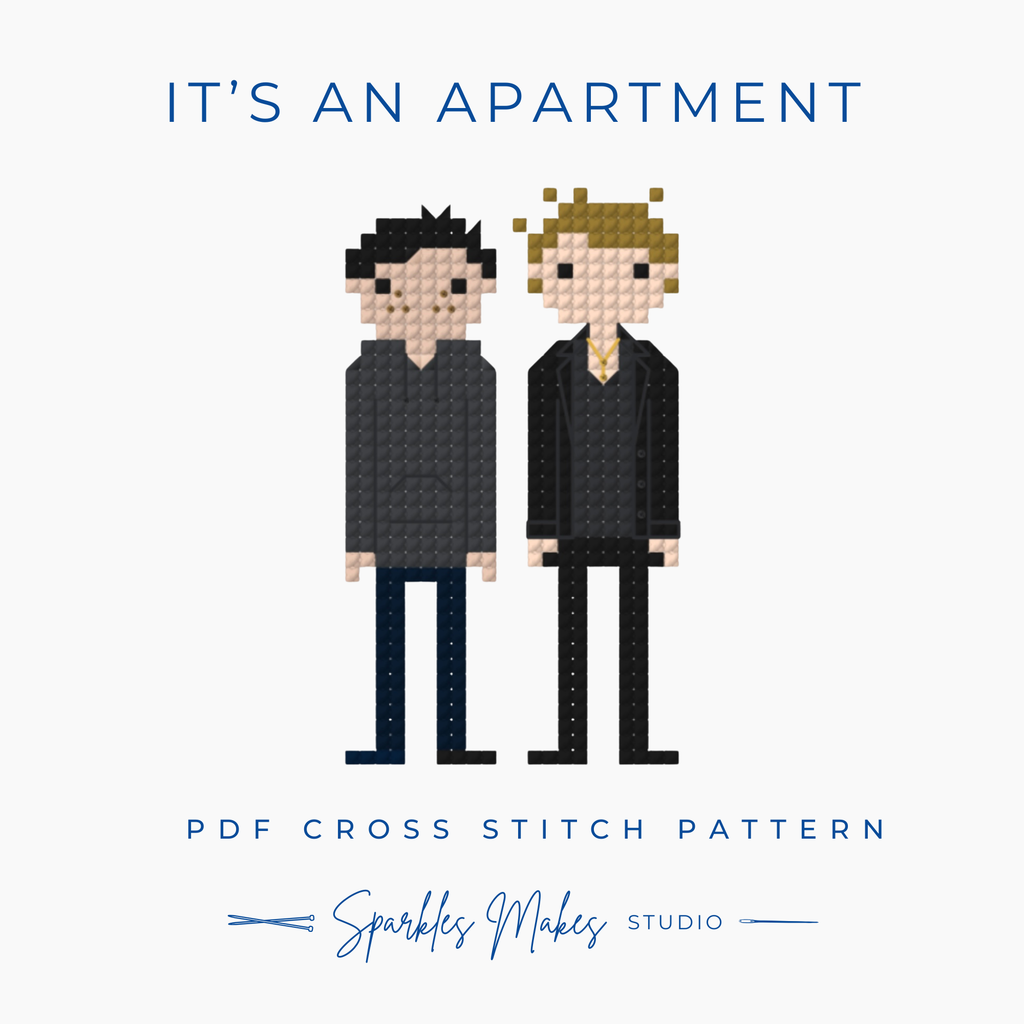 It’s An Apartment Shane Hollander & Ilya Rozanov Heated Rivalry Inspired Cross Stitch Pattern PDF Download