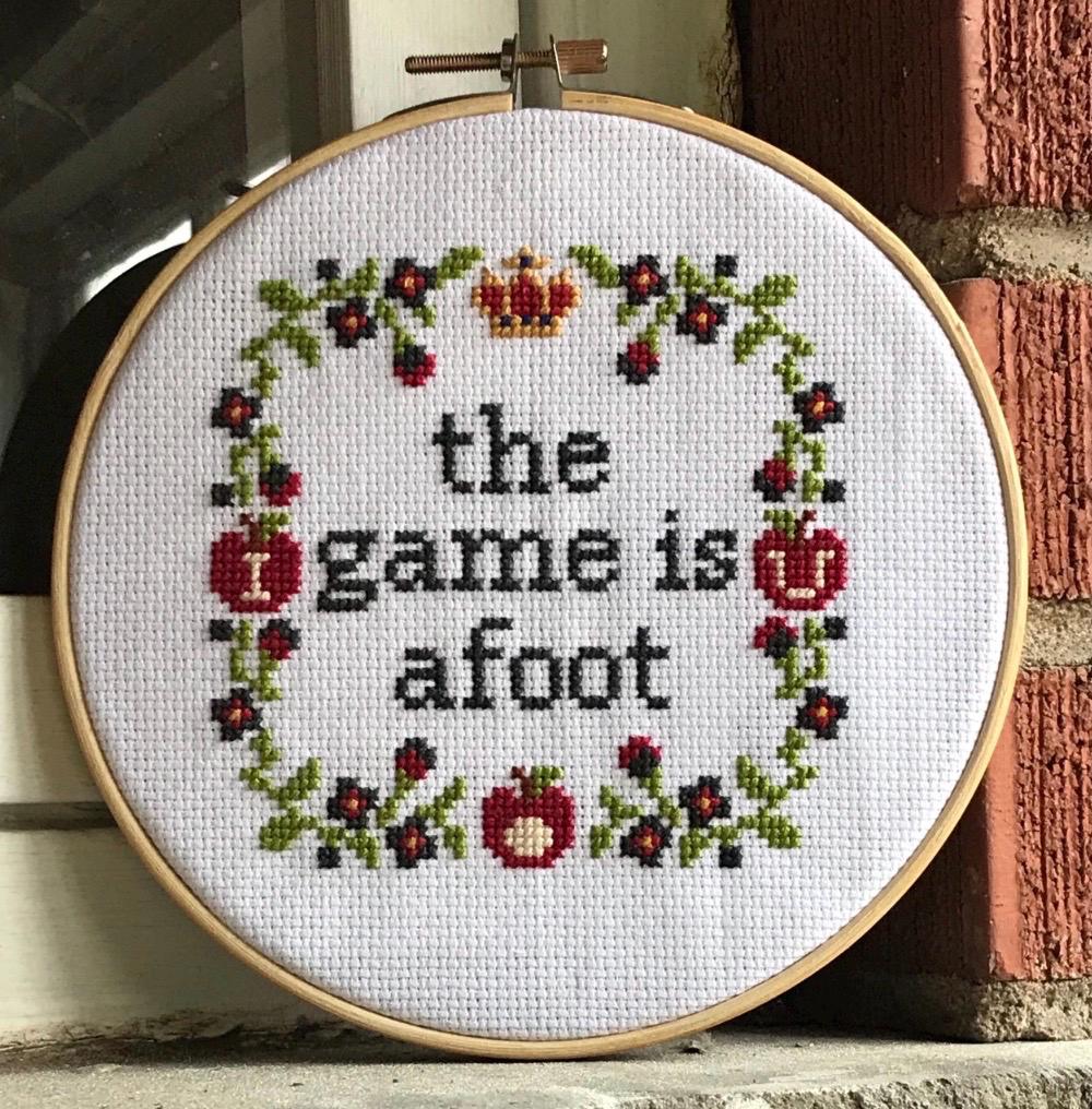 Sherlock Holmes 221B Inspired Cross Stitch Pattern Bundle PDF Download
