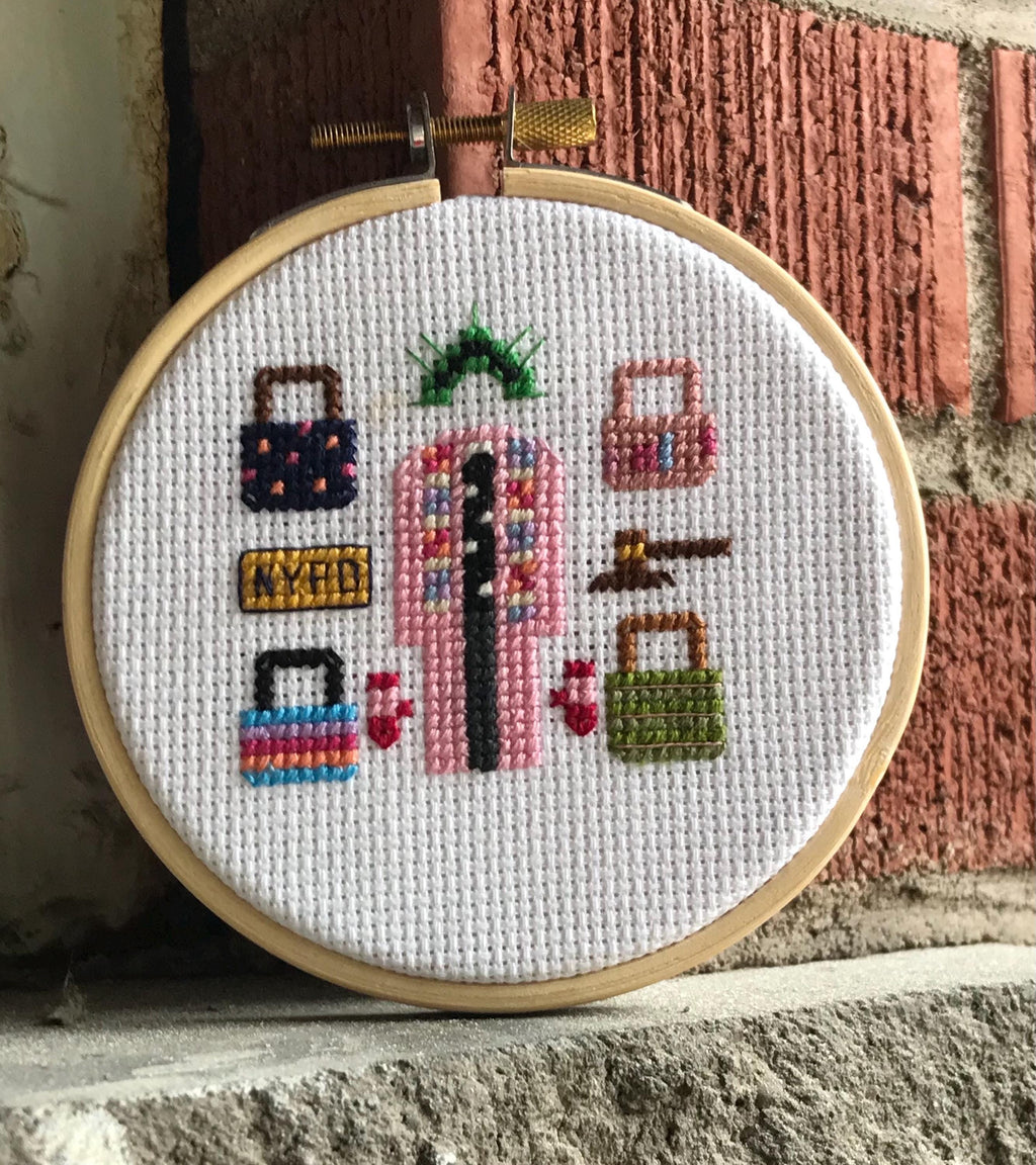 Mini Consent Decree Elsbeth Inspired Cross Stitch Pattern PDF Download
