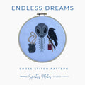 Endless Dreams Sandman Inspired Cross Stitch Pattern PDF Download