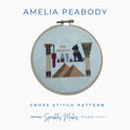 Amelia Peabody Emerson Mysteries Inspired Cross Stitch Pattern PDF