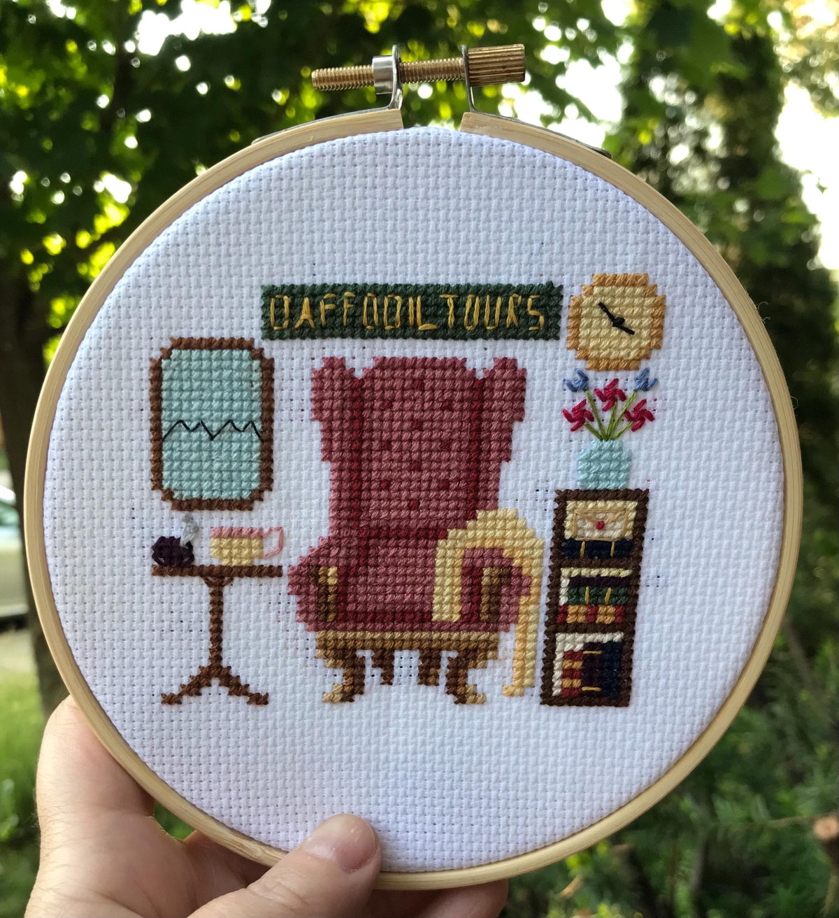 Miss Marple Agatha Christie Inspired Cross Stitch Pattern PDF Download