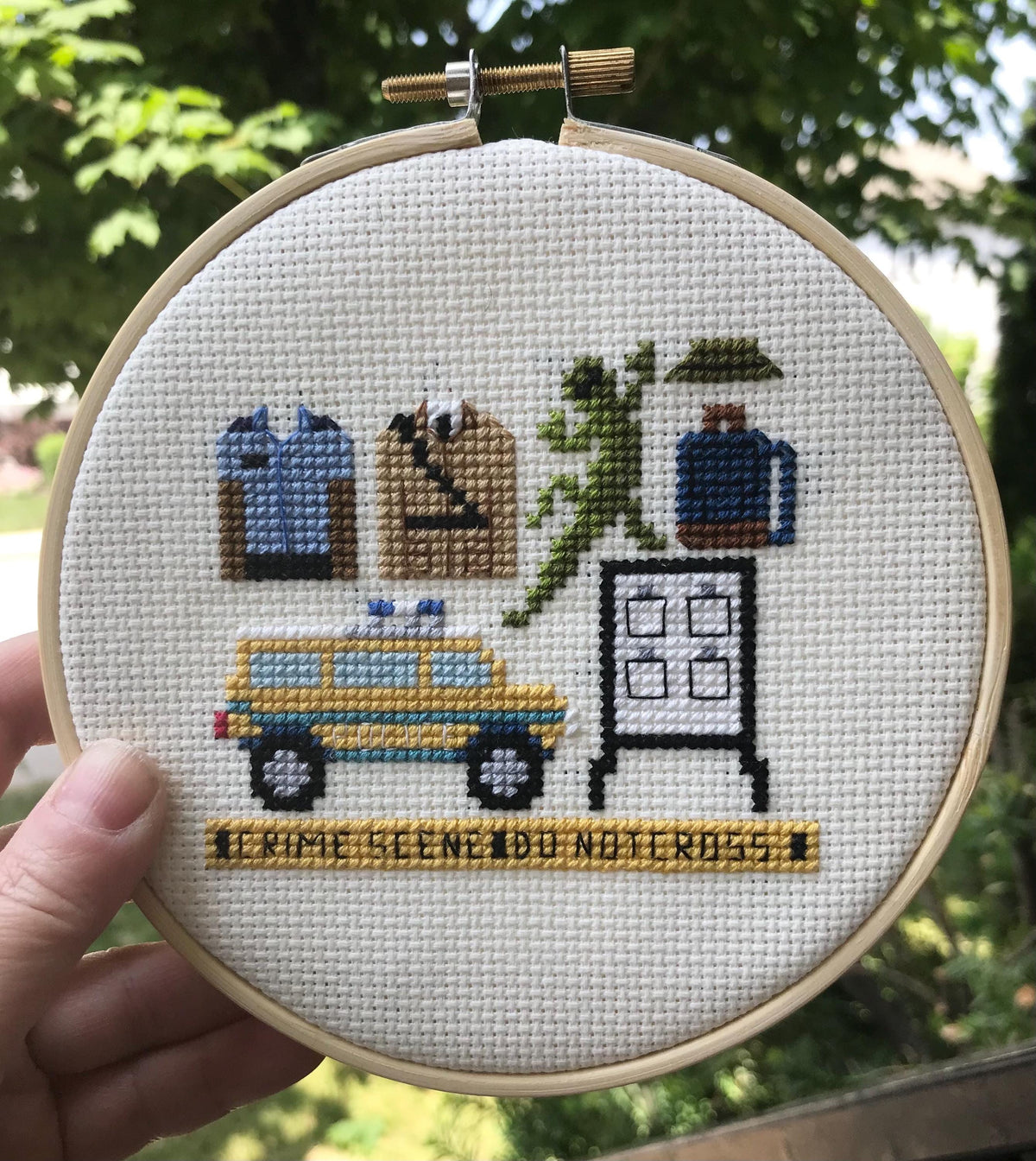 Death in Paradise Caribbean Mysteries Inspired Cross Stitch Pattern PDF Download