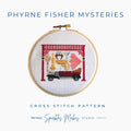 Phryne Fisher Mysteries Inspired PDF Cross Stitch Pattern Download