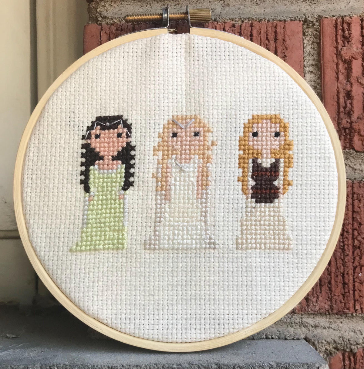 Heroines of LOTR Lord of the Rings Inspired Cross Stitch Pattern PDF Download
