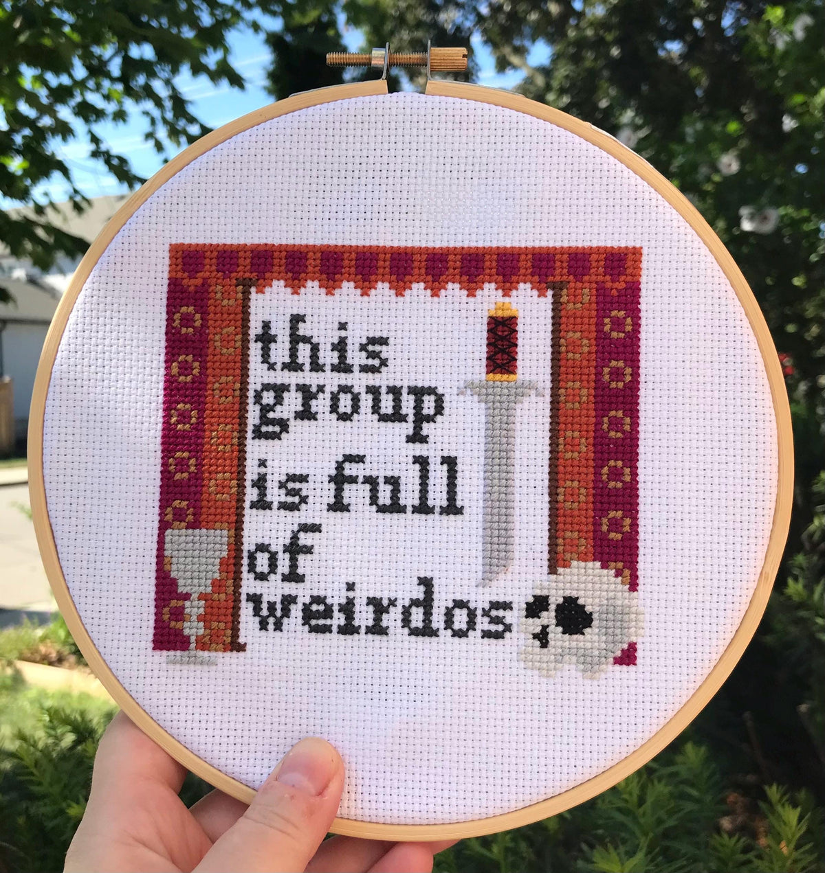 Group of Weirdos Astarion BG3 Inspired Cross Stitch Pattern PDF Download