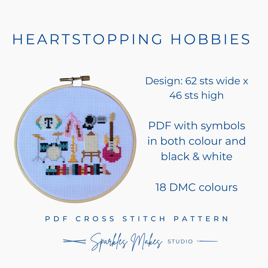 Heartstopping Hobbies Heartstopper Inspired Cross Stitch Pattern PDF