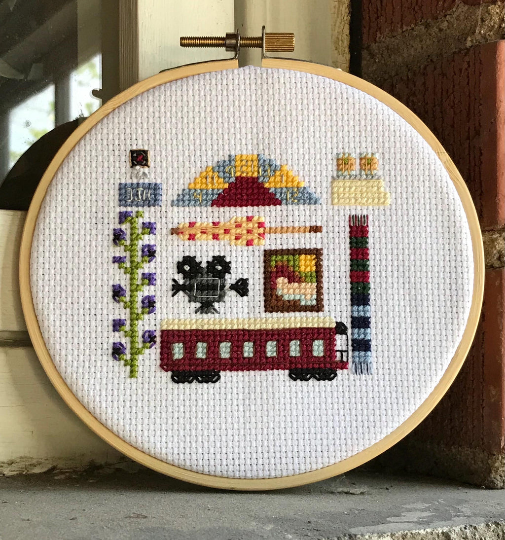 Miss Fisher’s Mysteries Inspired Cross Stitch Pattern PDF Download