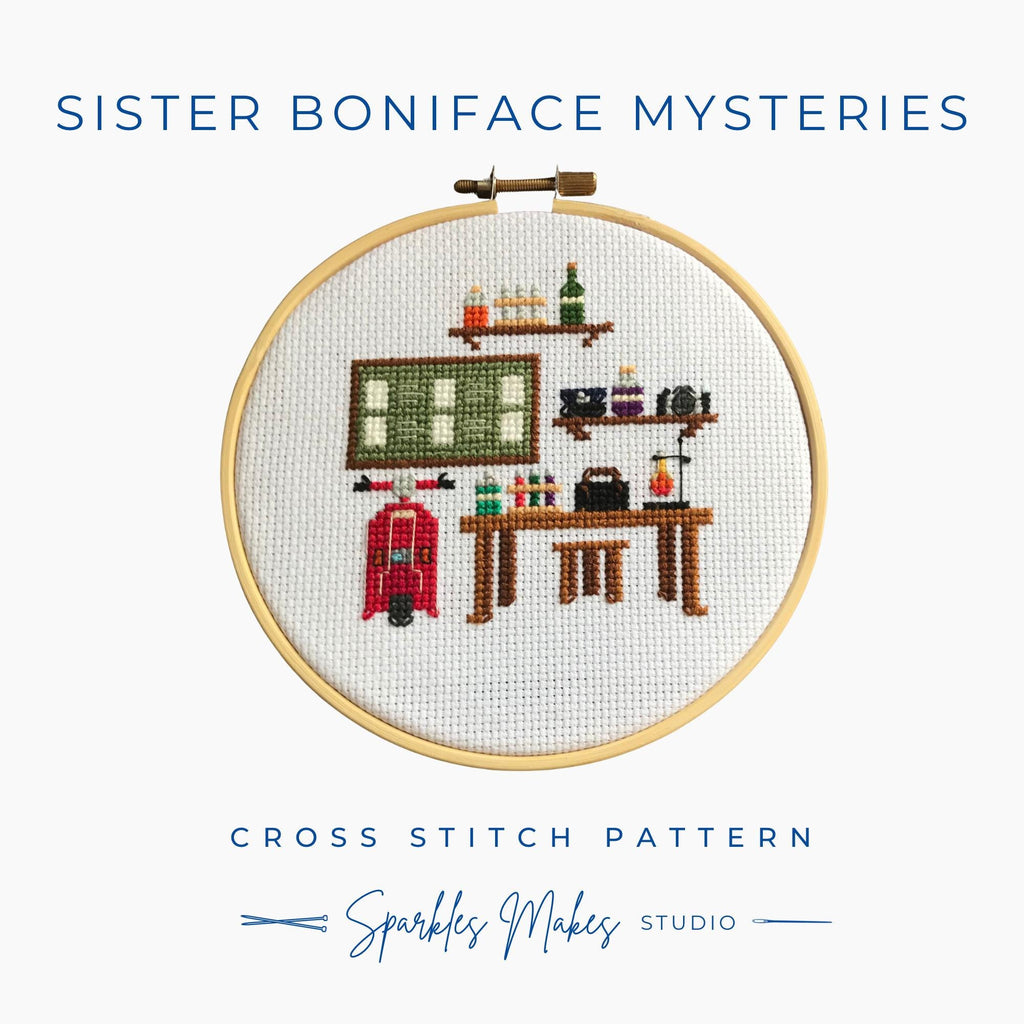 Sister Boniface Mysteries Inspired Cross Stitch Pattern PDF Download