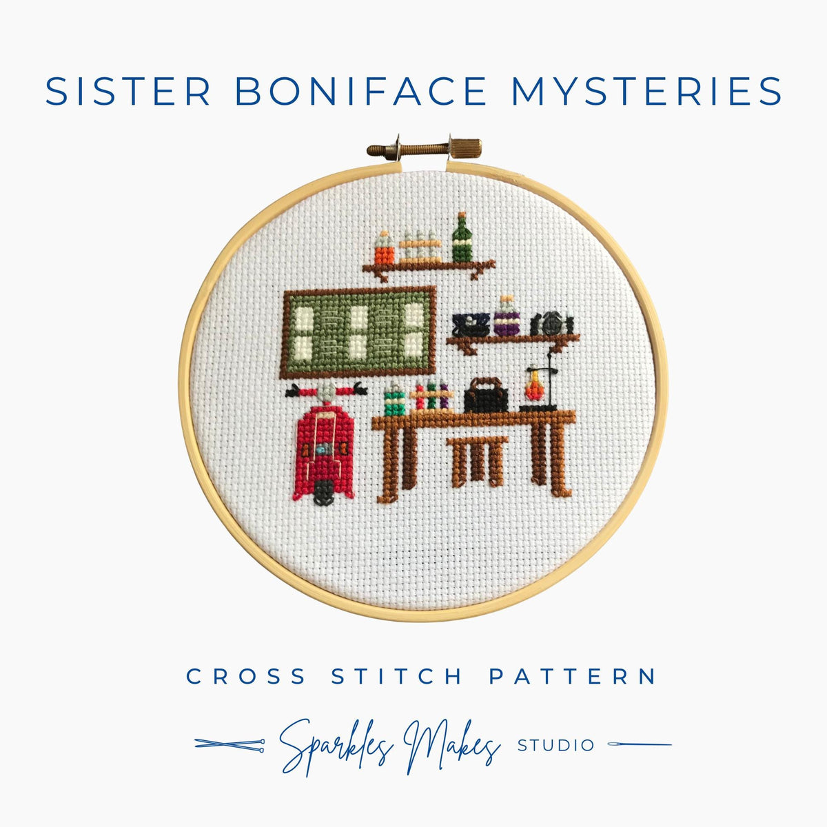 Sister Boniface Mysteries Inspired Cross Stitch Pattern PDF Download