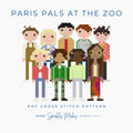 Paris Pals at the Zoo Heartstopper S3 Inspired Cross Stitch Pattern PDF Download