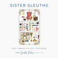 Sister Sleuths Murder Mystery Inspired Sampler Cross Stitch Pattern PDF Download
