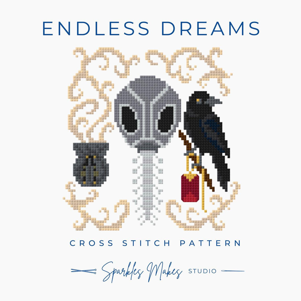 Endless Dreams Sandman Inspired Cross Stitch Pattern PDF Download