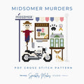 Midsomer Murders Inspired Cross Stitch Pattern PDF Download