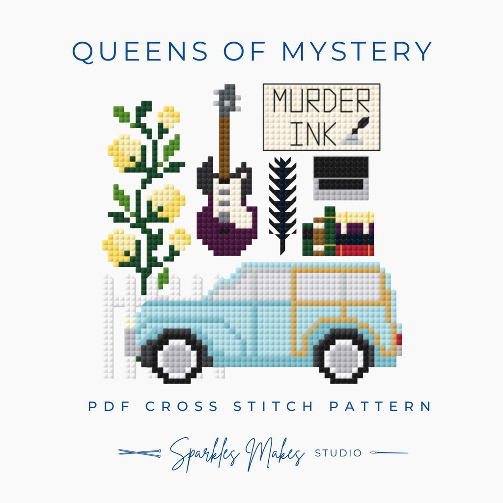Queens of Mystery Inspired Cross Stitch Pattern PDF Download