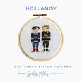 Hollonov Shane Hollander & Ilya Rosanov Heated Rivalry Inspired Cross Stitch Pattern PDF Download