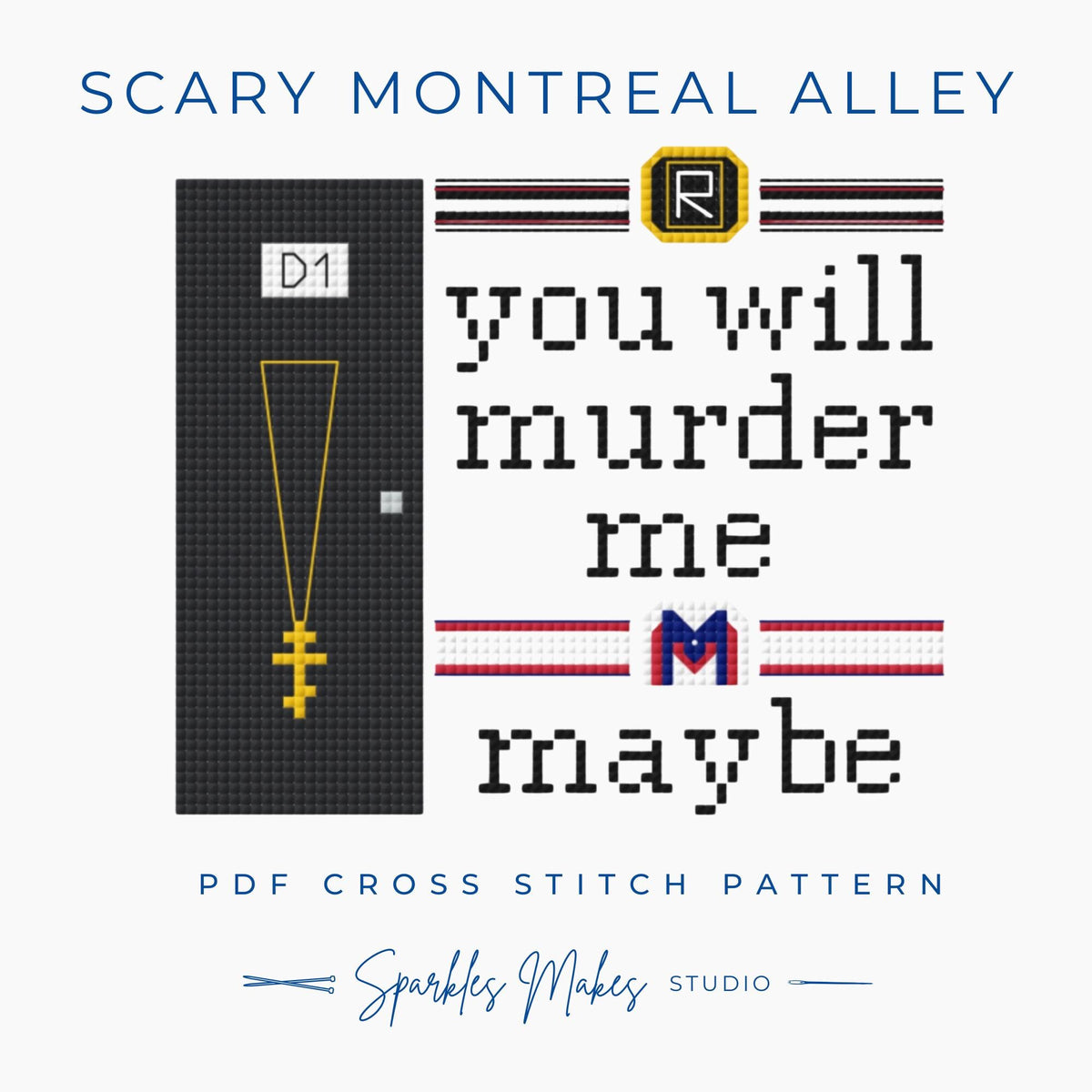 Heated Rivalry Inspired Cross Stitch Pattern Bundle No. 2 PDF Download