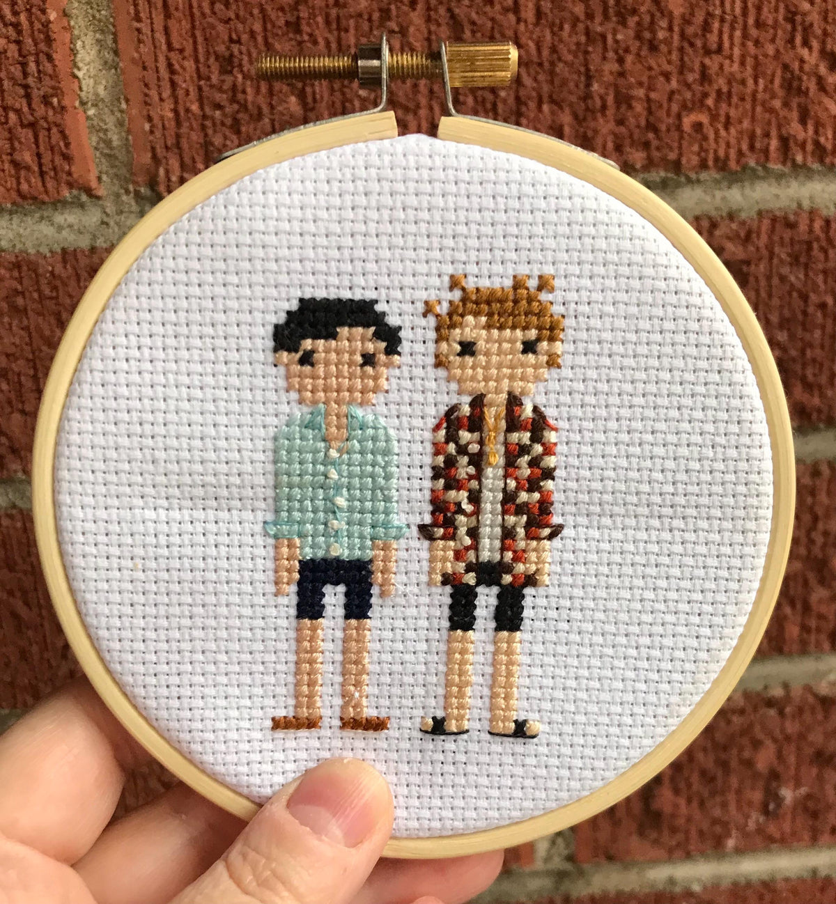 At the Cottage Hollonov Shane Hollander & Ilya Rosanov Heated Rivalry Inspired Cross Stitch Pattern PDF Download