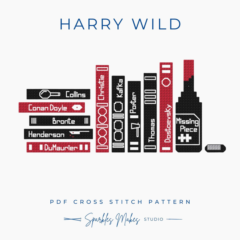Harry Wild Private Detective Inspired Cross Stitch Pattern PDF Download
