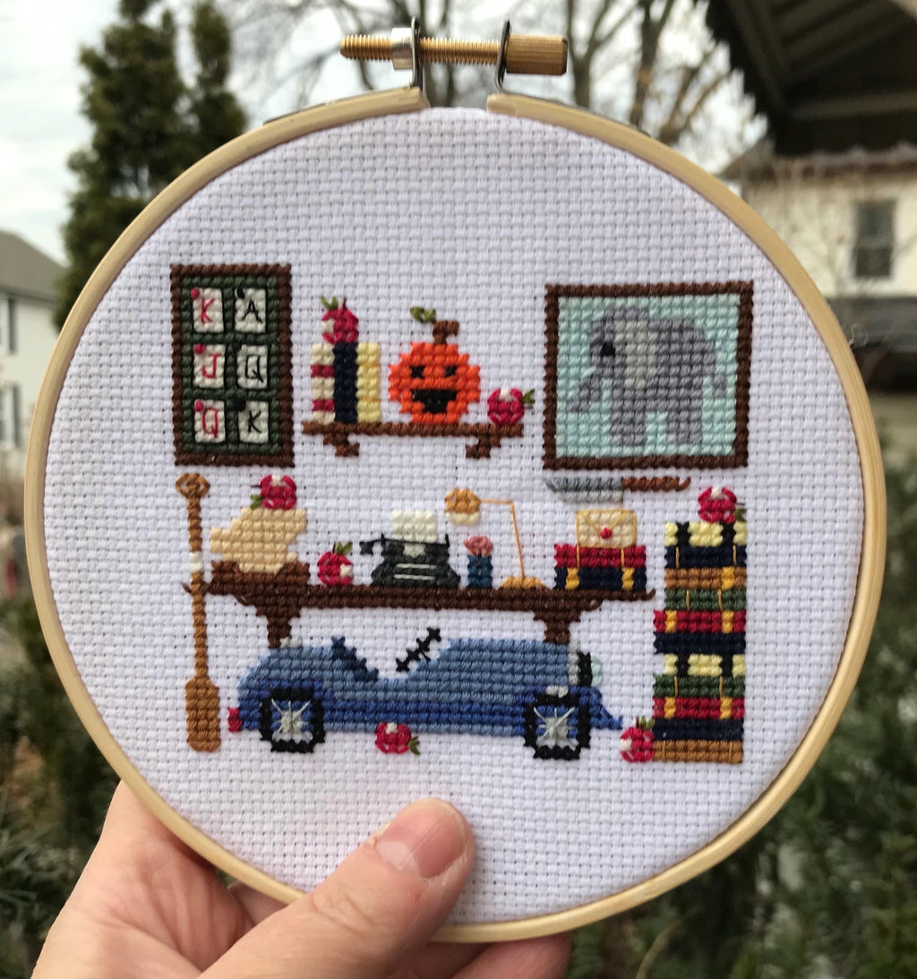 Ariadne Oliver Agatha Christie Inspired Cross Stitch Pattern PDF Download