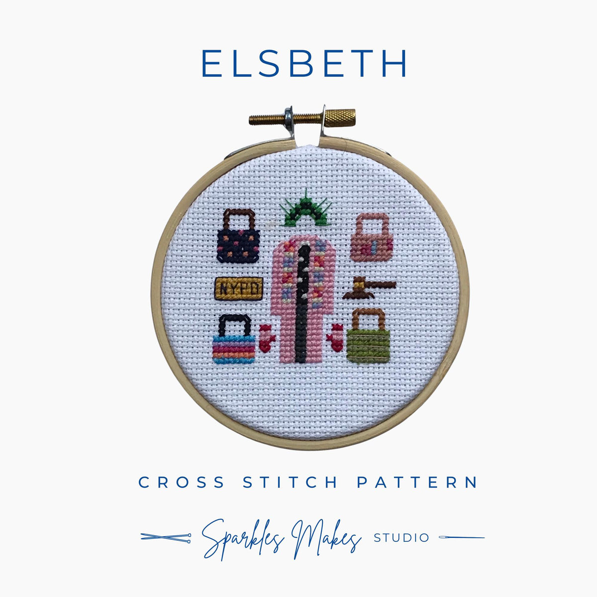 Mini Consent Decree Elsbeth Inspired Cross Stitch Pattern PDF Download