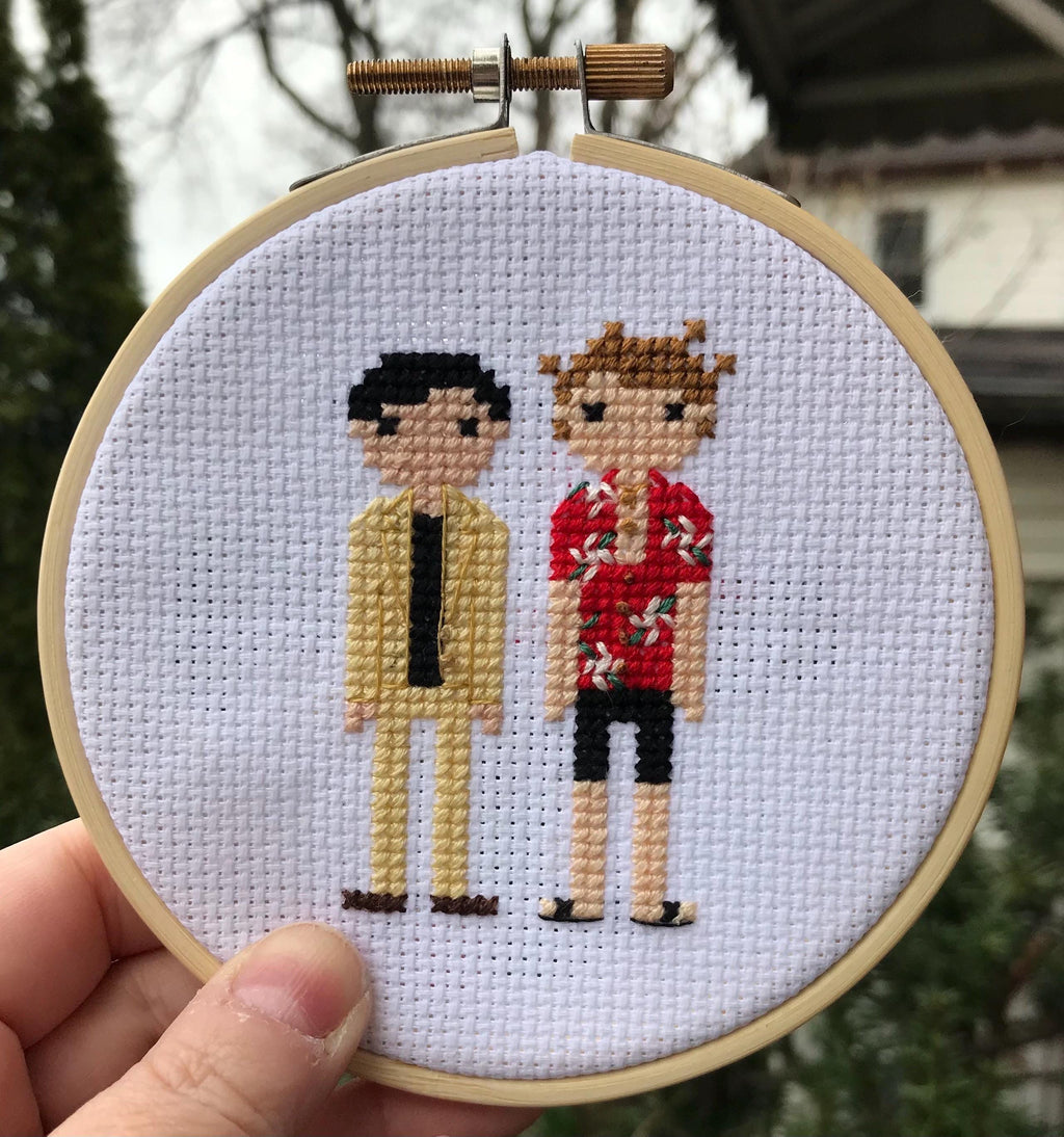 I Hired a Stylist Shane Hollander & Ilya Rozanov Heated Rivalry Inspired Cross Stitch Pattern PDF Download
