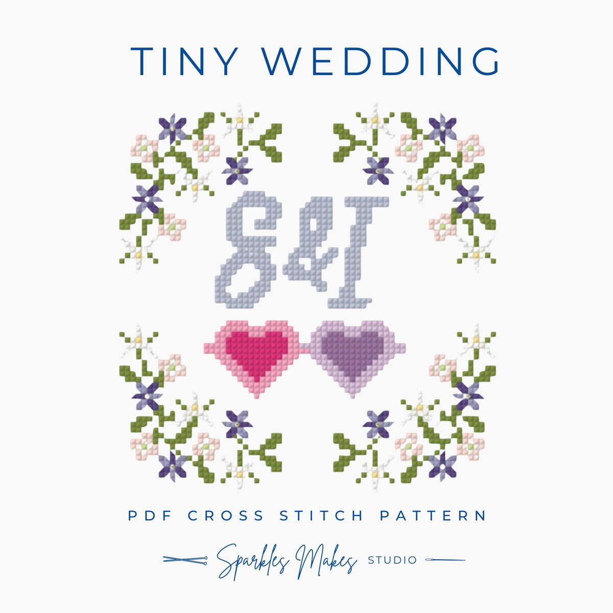 Tiny Wedding Shane Hollander & Ilya Rosanov Heated Rivalry Inspired Cross Stitch Pattern PDF Download