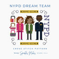 NYPD Dream Team Elsbeth Inspired Cross Stitch Pattern PDF Download