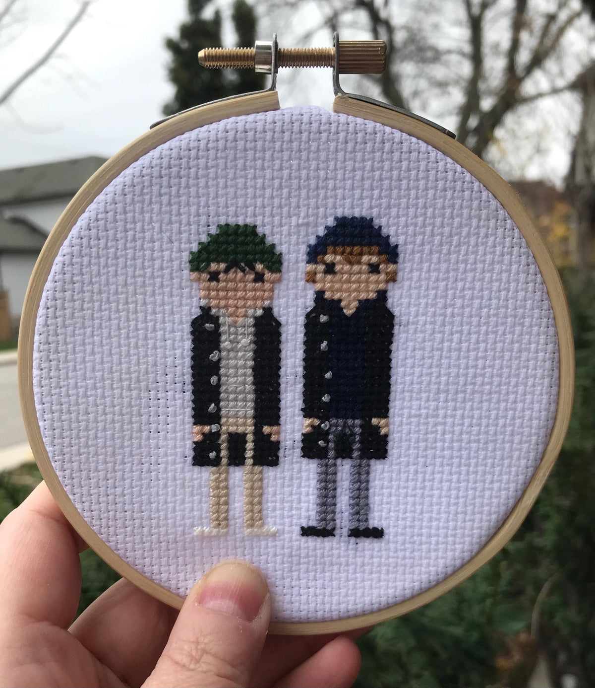 Saskatchewan Shane Hollander & Ilya Rosanov Heated Rivalry Inspired Cross Stitch Pattern PDF Download