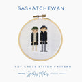 Saskatchewan Shane Hollander & Ilya Rosanov Heated Rivalry Inspired Cross Stitch Pattern PDF Download